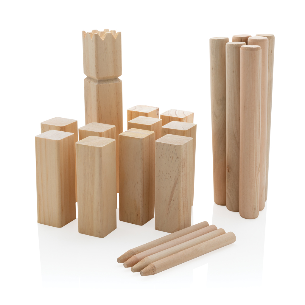 Kubb Outdoor Wurfspiel aus Holz
