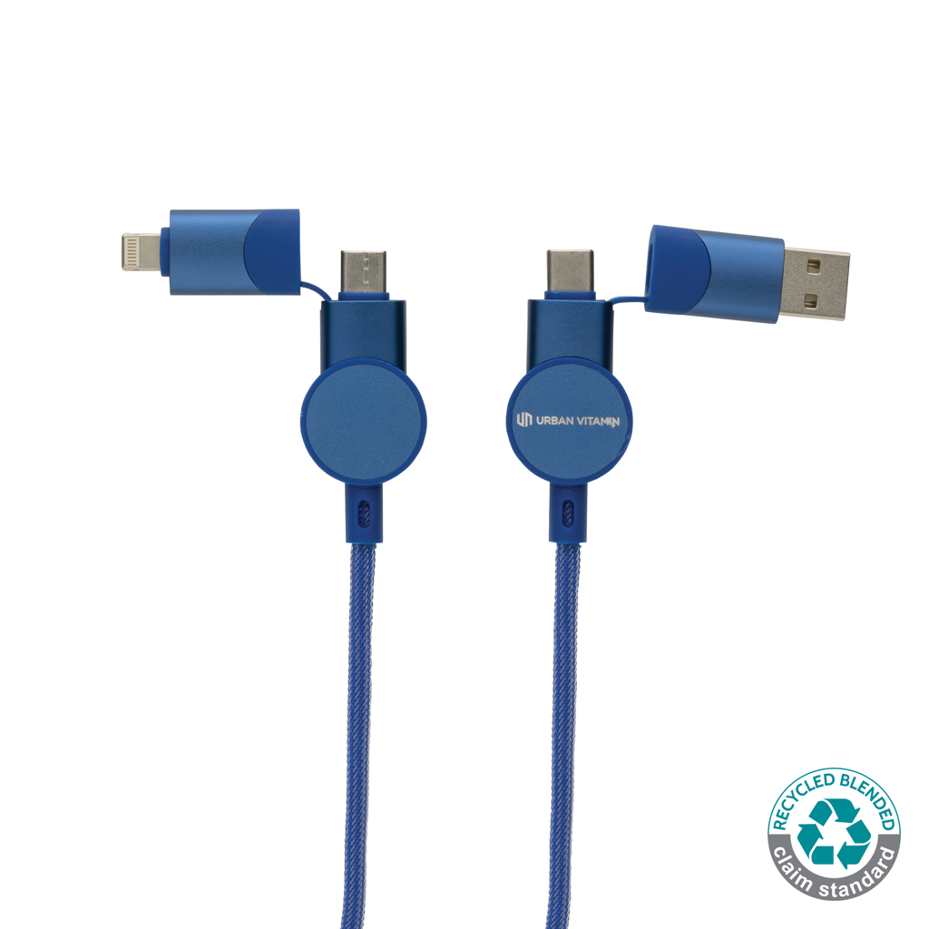 Oakland RCS rKunststoff 1,2m 6-in-1 Fast-Charging 45W Kabel