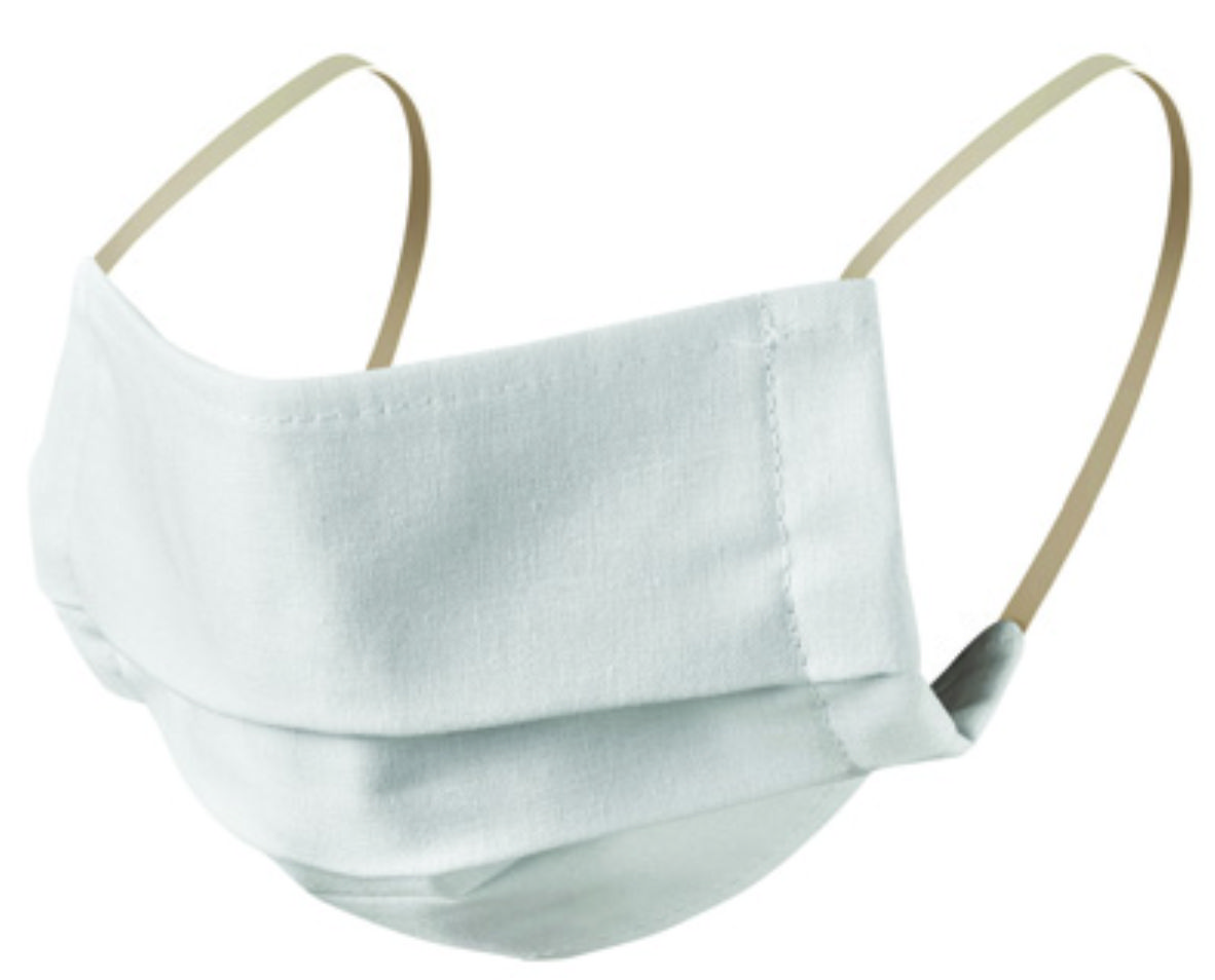 BW-Mundschutzmaske 2-lagig weiß