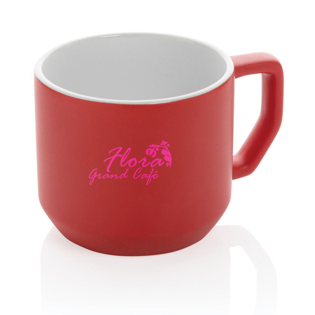 Moderne Keramiktasse, 350ml