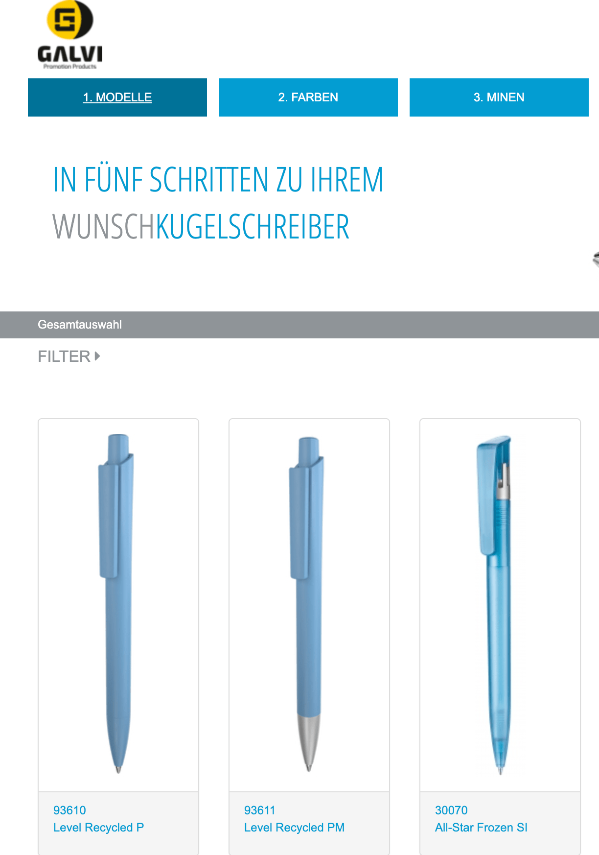 Ritter Pen Configurator