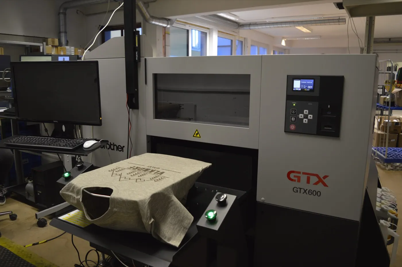 DTG-Druck in der Galvi-Produktion in Villach